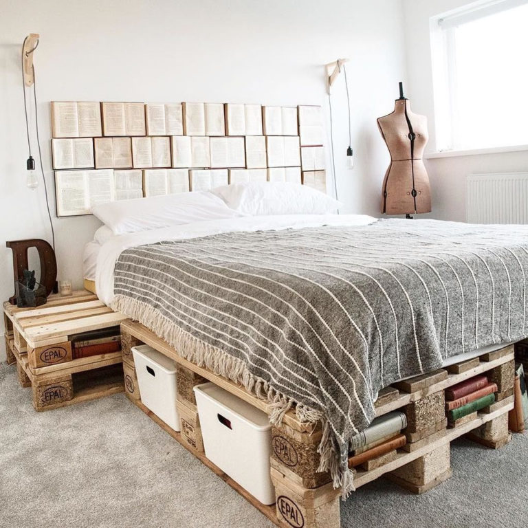 20+ Amazing Bedroom Pallet Design Ideas – HOMYRACKS