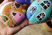 Affordable Diy Painted Rock Ideas For Home Decoration 09