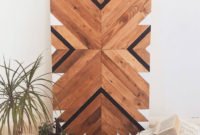 Affordable Geometric Wood Wall Art Design Ideas For Your Inspiration 33
