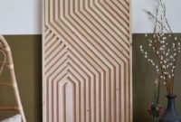 Affordable Geometric Wood Wall Art Design Ideas For Your Inspiration 34