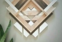 Affordable Geometric Wood Wall Art Design Ideas For Your Inspiration 45