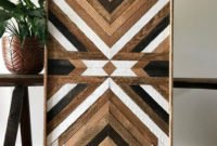 Affordable Geometric Wood Wall Art Design Ideas For Your Inspiration 50