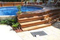 Awesome Backyard Patio Ideas With Beautiful Pool 05