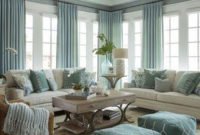Best Coastal Living Room Decorating Ideas 38