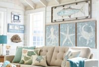 Best Coastal Living Room Decorating Ideas 45