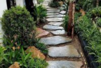 Classy Garden Path And Walkway Design And Remodel Ideas 47