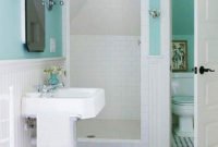 Inspiring Bathroom Decor Ideas With Turquoise Color To Consider 29