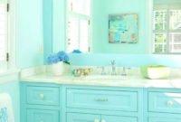 Inspiring Bathroom Decor Ideas With Turquoise Color To Consider 36