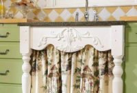 Magnificient Kitchen Cabinet Curtain Ideas To Look Stunning 39