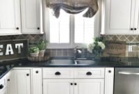 Magnificient Kitchen Cabinet Curtain Ideas To Look Stunning 44