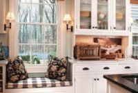 Magnificient Kitchen Cabinet Curtain Ideas To Look Stunning 47