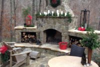 Pretty Seating Area Ideas With Outside Fireplace 11