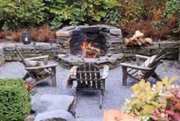 Pretty Seating Area Ideas With Outside Fireplace 19