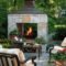 Pretty Seating Area Ideas With Outside Fireplace 24
