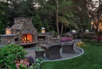 Pretty Seating Area Ideas With Outside Fireplace 34