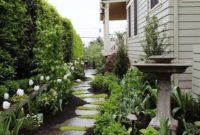 Rustic Side Yard Garden Design And Remodel Ideas 20