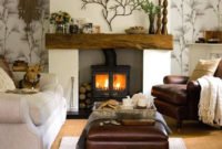 Admiring Fireplace Décor Ideas For Cottage To Try 50