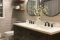 Adorable Farmhouse Bathroom Decor Ideas That Looks Cool 13