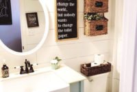 Adorable Farmhouse Bathroom Decor Ideas That Looks Cool 44