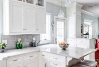 Comfy White Kitchen Cabinets Design Ideas To Try 21