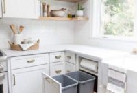 Comfy White Kitchen Cabinets Design Ideas To Try 48