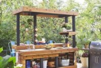 Cozy Outdoor Kitchen Decor Ideas For You 26