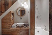 Inspiring Small Bathroom Design Ideas With Wood Decor To Inspire 26