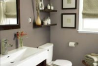 Inspiring Small Bathroom Design Ideas With Wood Decor To Inspire 36