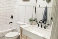 Inspiring Small Bathroom Design Ideas With Wood Decor To Inspire 37