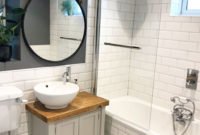Inspiring Small Bathroom Design Ideas With Wood Decor To Inspire 49