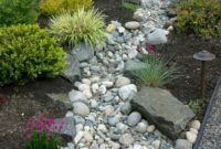 Modern Flower Beds Rocks Ideas For Front House To Try 07
