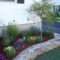 Modern Flower Beds Rocks Ideas For Front House To Try 15