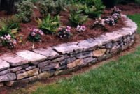 Modern Flower Beds Rocks Ideas For Front House To Try 17
