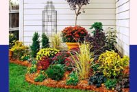 Modern Flower Beds Rocks Ideas For Front House To Try 18