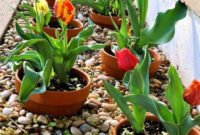 Modern Flower Beds Rocks Ideas For Front House To Try 21