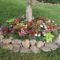 Modern Flower Beds Rocks Ideas For Front House To Try 29
