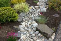 Modern Flower Beds Rocks Ideas For Front House To Try 40