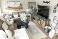 Splendid Farmhouse Living Room Decor Ideas 07
