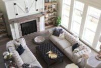 Splendid Farmhouse Living Room Decor Ideas 41