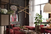 Superb Red Apartment Ideas With Rustic Accents 03