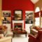 Superb Red Apartment Ideas With Rustic Accents 24