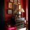 Superb Red Apartment Ideas With Rustic Accents 27