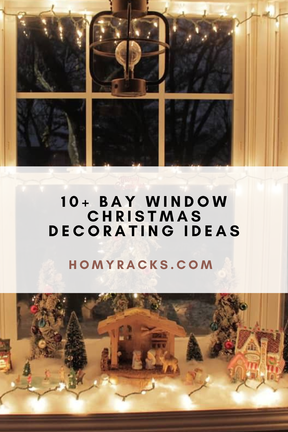 10+ Bay Window Christmas Decorating Ideas